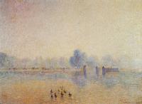 Pissarro, Camille - The Serpentine, Hyde Park, Fog Effect